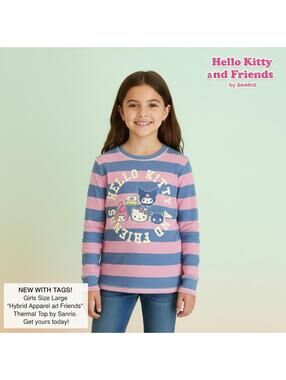 Hello Kitty and Friends Girls' Large Thermal Top by Hybrid